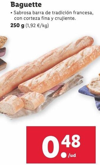 Lidl Baguette oferta