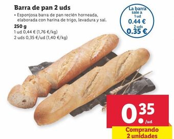 Lidl Pan oferta