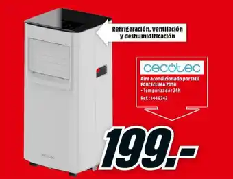 MediaMarkt Cecotec Forceclima Aire Acondicionado Portátil 7050 oferta