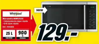 MediaMarkt Whirlpool Microondas MWP253SX oferta