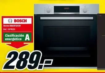 MediaMarkt Bosch Horno HBAS512ESO oferta