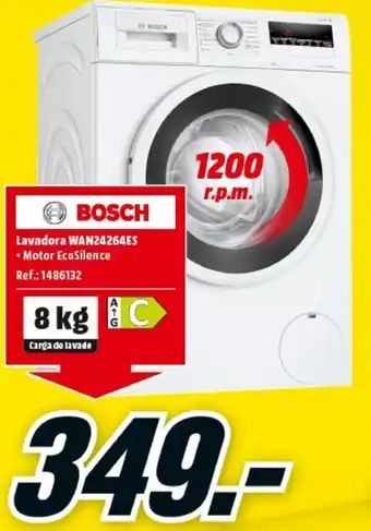 MediaMarkt Bosch Lavadora WAN24264ES oferta
