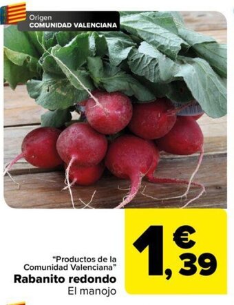 Carrefour Rabanito redondo oferta