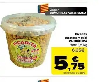 Carrefour Picadita Moztaza y Miel Churruca oferta