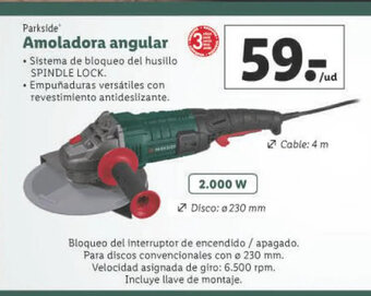 Lidl Amoladora angular oferta