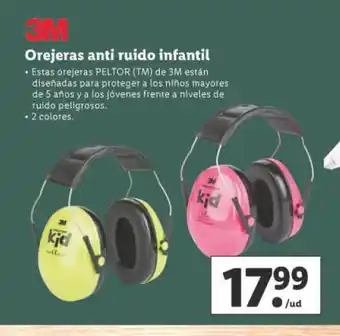 Lidl Orejeras Anti Ruido Infantil oferta