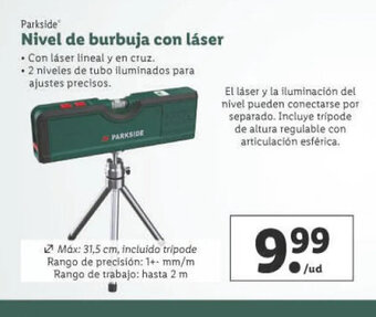 Lidl Nivel de Burbuja Con Laser oferta