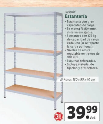 Lidl Estanteria oferta