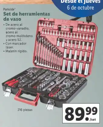 Lidl Set de Herramientas de Vaso oferta