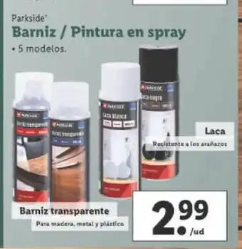 Lidl Barniz/Pintura En Spray oferta