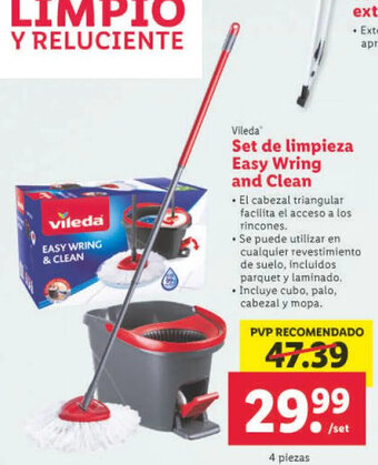 Lidl Set de Limpieza Easy Wring And Clean oferta