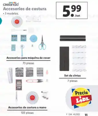 Lidl Accesorios de Costura oferta