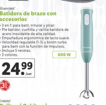 Lidl Batidora de brazo Con Accesorios oferta