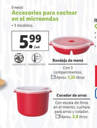 Lidl Accesorios Para Cocinar En El Microondas oferta