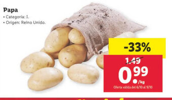 Lidl Papa oferta