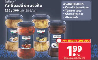 Lidl Antipasti En Aceite oferta
