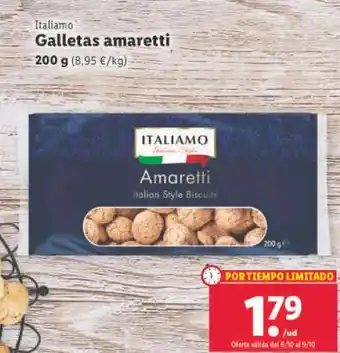 Lidl Galletas Amaretti oferta