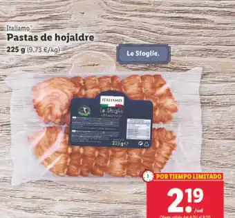 Lidl Pastas de Hojaldre oferta