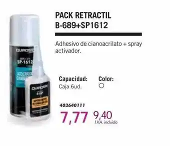 Coinfer Pack retractil b-689-sp1612 oferta