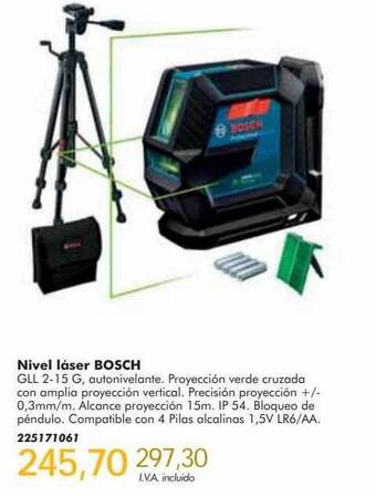 Coinfer Nivel láser bosch oferta