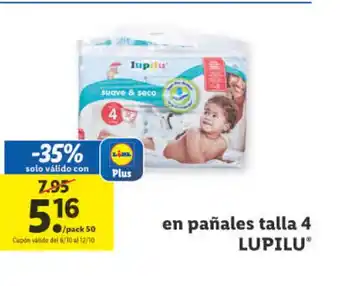 Lidl En Pañales Talla 4 Lupilu oferta