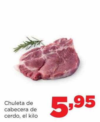 Alimerka Chuleta de cabecera de cerdo el kilo oferta