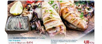 Abordo Calamar chipiróñ patagónico oferta