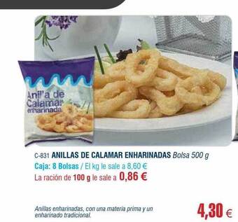 Abordo Anillas de calamar enharinadas oferta