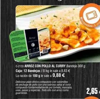 Arroz con pollo al curry