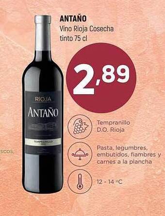 Coviran Antaño vino rioja cosecha tinto oferta