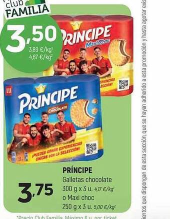 Coviran Príncipe galletas chocolate oferta