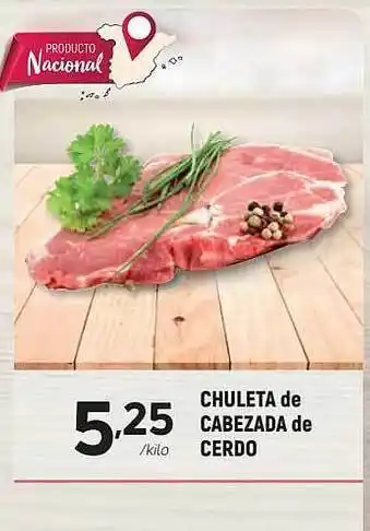 Coviran Chuleta de cabeza de cerdo oferta