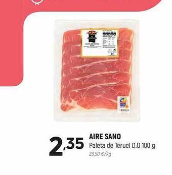 Coviran Aire sano paleta de teruel d.o. oferta