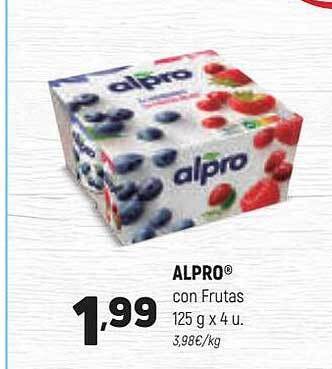 Coviran Alpro con frutas oferta