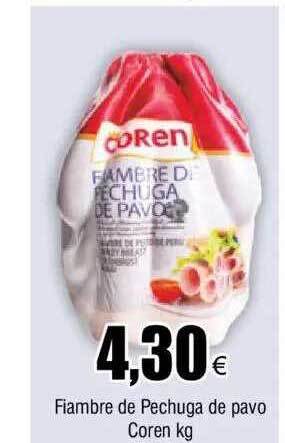 FROIZ Fiambre de pechuga de pavo coren kg oferta