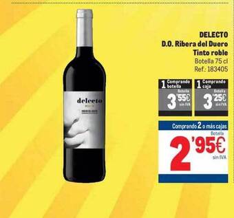 Makro Delecto d.o. ribera del duero tinto roble oferta