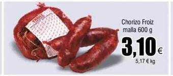 FROIZ Chorizo froiz malla oferta