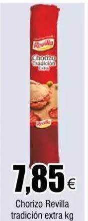 FROIZ Chorizo revilla tradición extra kg oferta