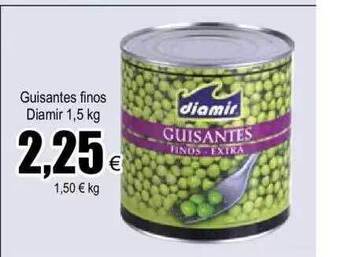 FROIZ Guisantes finos diamir oferta