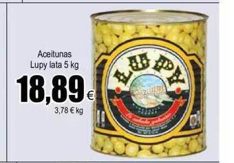 FROIZ Aceitunas lupy lata oferta