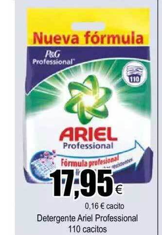 FROIZ Detergente ariel professional 110 cacitos oferta