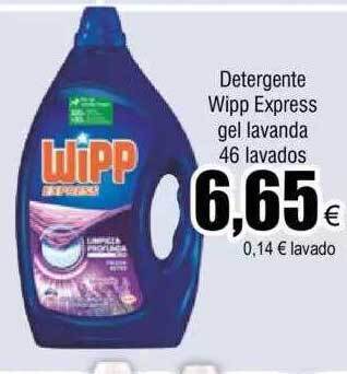 FROIZ Detergente wipp express gel lavanda 46 lavados oferta