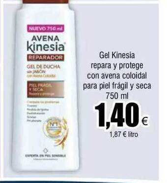 FROIZ Gel kinesia repara y protege con avena coloidal para piel frágil y seca oferta