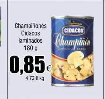 FROIZ Champiñones cidacos laminados oferta