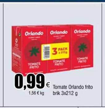 FROIZ Tomate orlando frito brik oferta