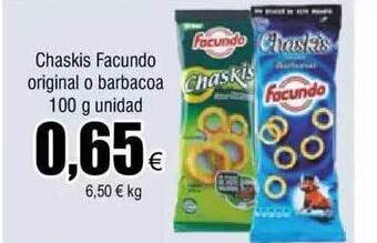 FROIZ Chaskis facundo original o barbacoa oferta