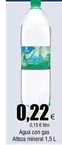 FROIZ Agua con gas alteza mineral oferta