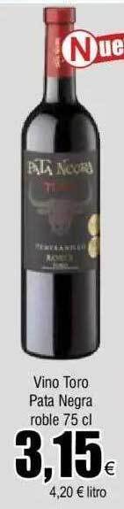 FROIZ Vino toro pata negra roble oferta