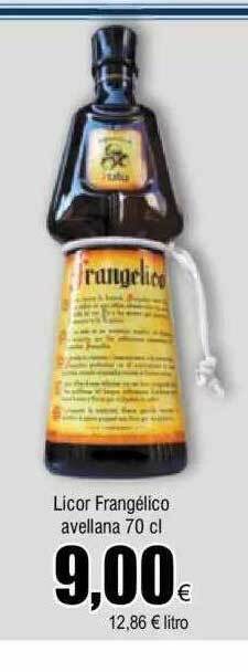 FROIZ Licor frangélico avellana oferta