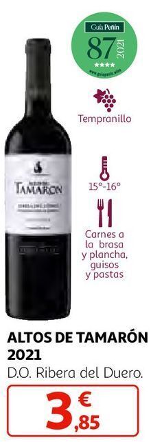 Alcampo Ribera del duero joven altos de tamarón oferta